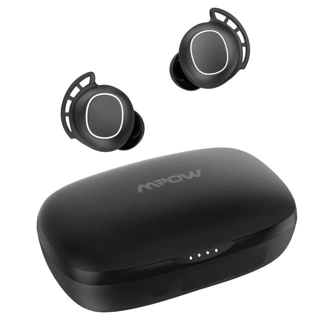 Mpow M30 Plus Bluetooth 5.0 Earphones True Wireless Earbuds Touch Control IPX8 Waterproof Headphones with 2600mAh Charging Case