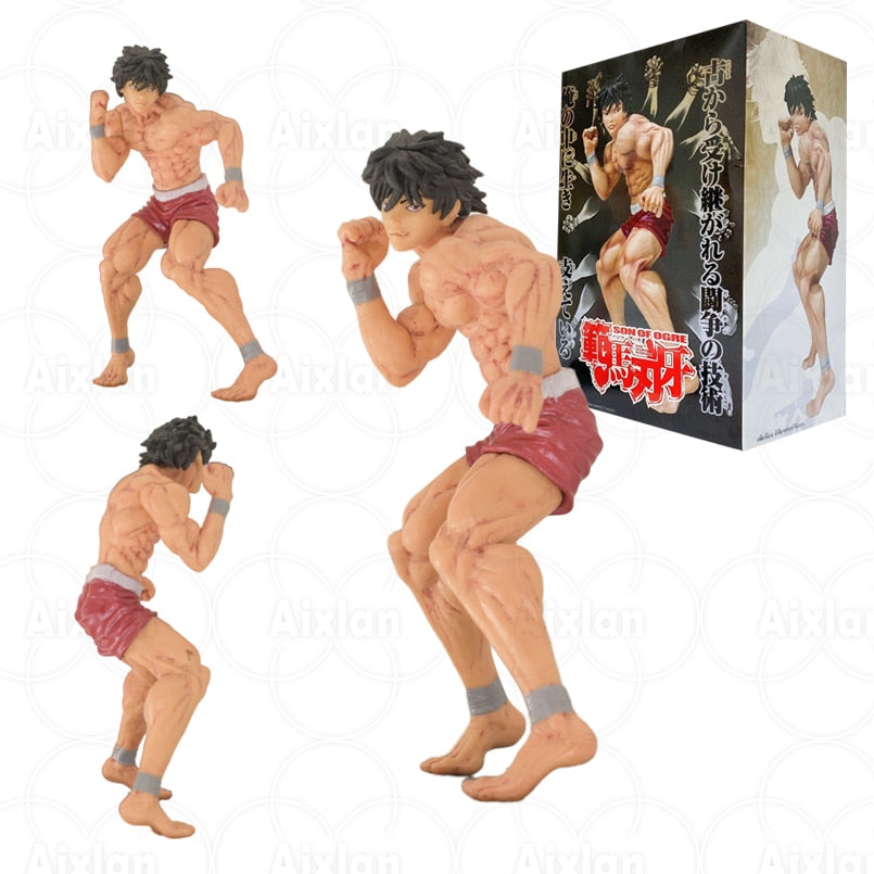 22cm Hanma Baki Figure Anime Fan Horse Blade Figure Hanma Yujiro PVC Action Figure Toys Collectible Model Toys Kid Gift