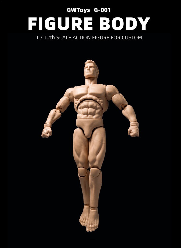 DAMTOYS DPS01 DPS02 G001 1/12 Scale Male Soldier Testman Drawman Body Model 6 Inches Action Figures Dolls For Fans Hobby Gifts