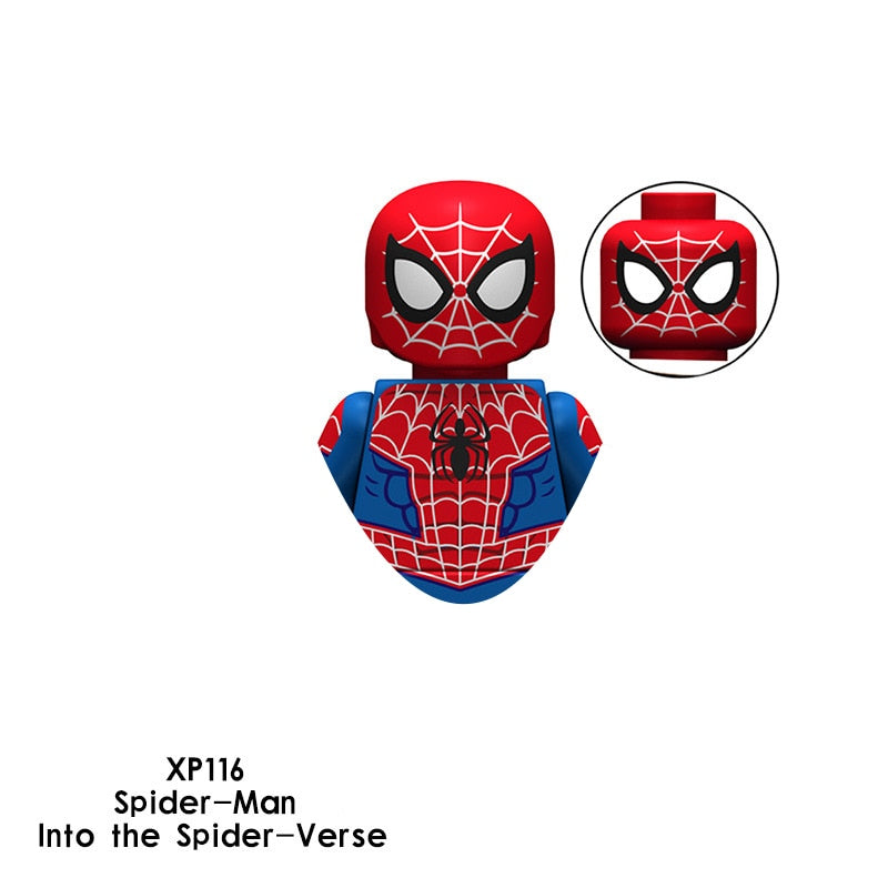 Marvel Spiderman Superheroes Spider-Man Venom Mini Action Figures Bricks Building Blocks Classic Movie Doll Model Kids Toys Gift