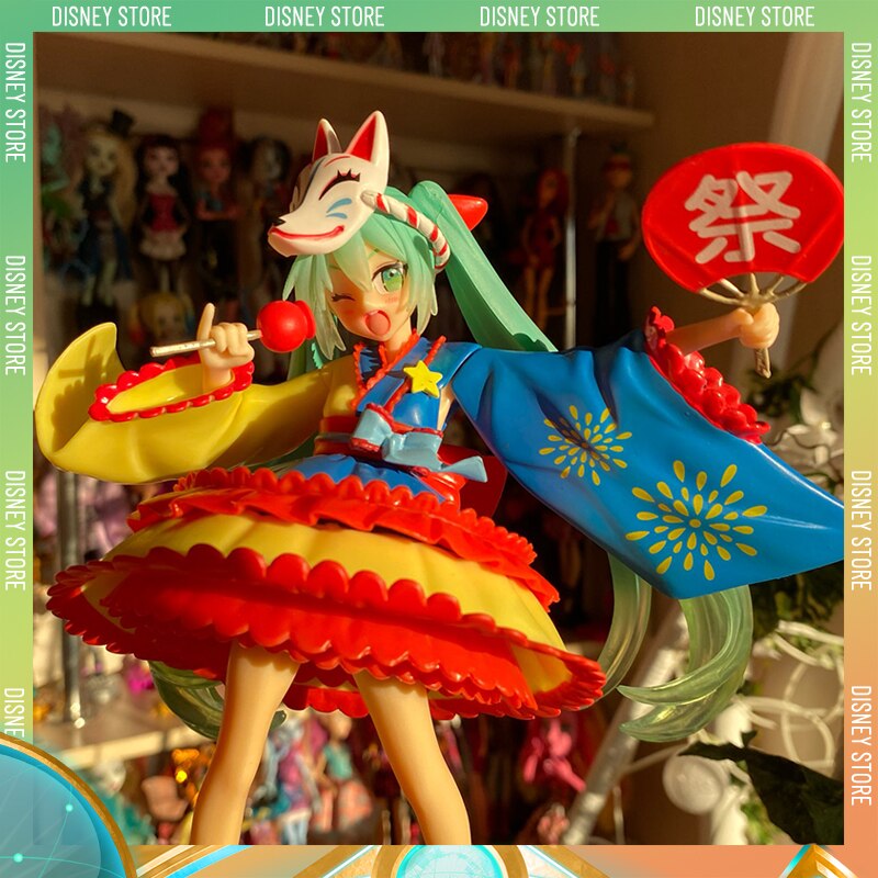 20cm New Lovable Hatsune Miku Doll Home Decoration Ornaments Creative Birthday Gifts for Friends Christmas Gifts