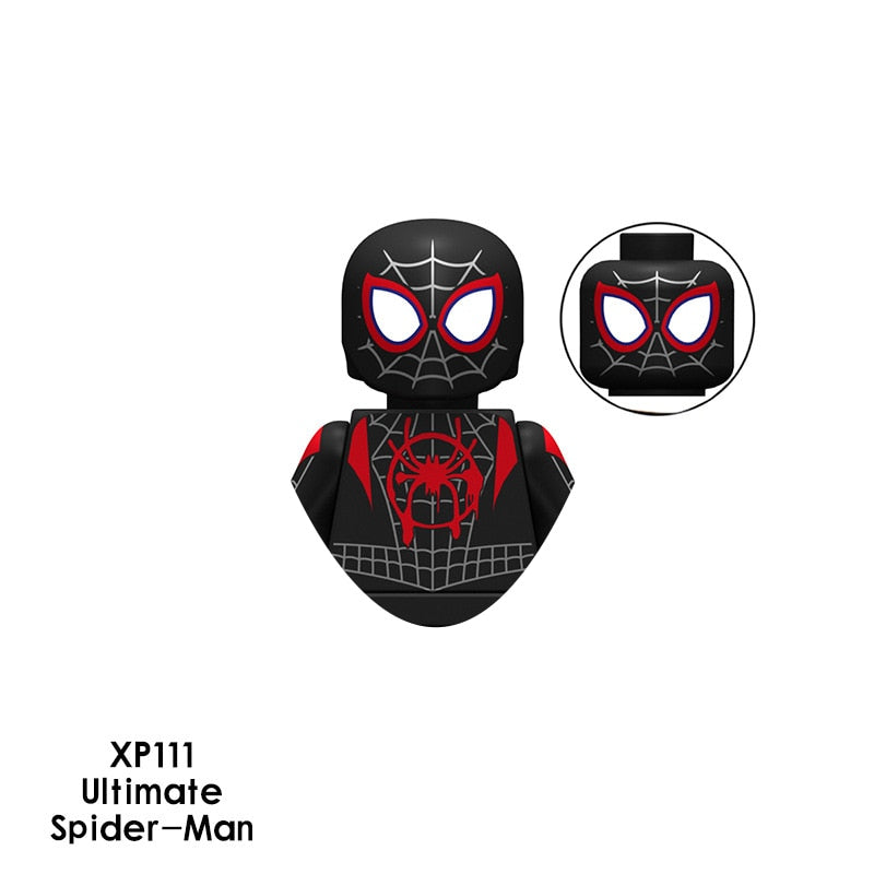 Marvel Spiderman Superheroes Spider-Man Venom Mini Action Figures Bricks Building Blocks Classic Movie Doll Model Kids Toys Gift