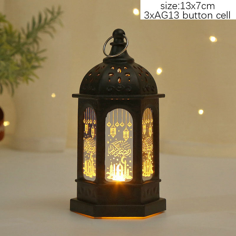 2023 Islam Muslim Ramadan Festival Portable Wind Light Ornament EID Mubarak Party Ramadan Decoration for Home Eid Al Adha Gift