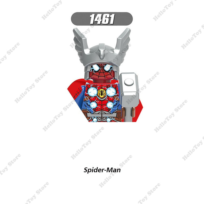 Marvel Spiderman Superheroes Spider-Man Venom Mini Action Figures Bricks Building Blocks Classic Movie Doll Model Kids Toys Gift