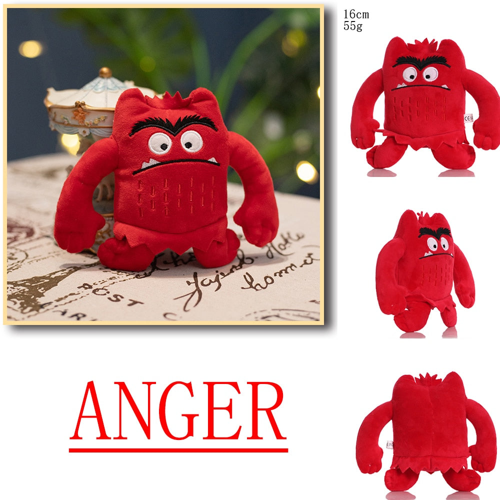 2023 Hot Sale The Color Monster Emotion Plush Toys Baby Appease Emotion Plushie Cute Stuffed Dolls Child Christmas Birthday Gift