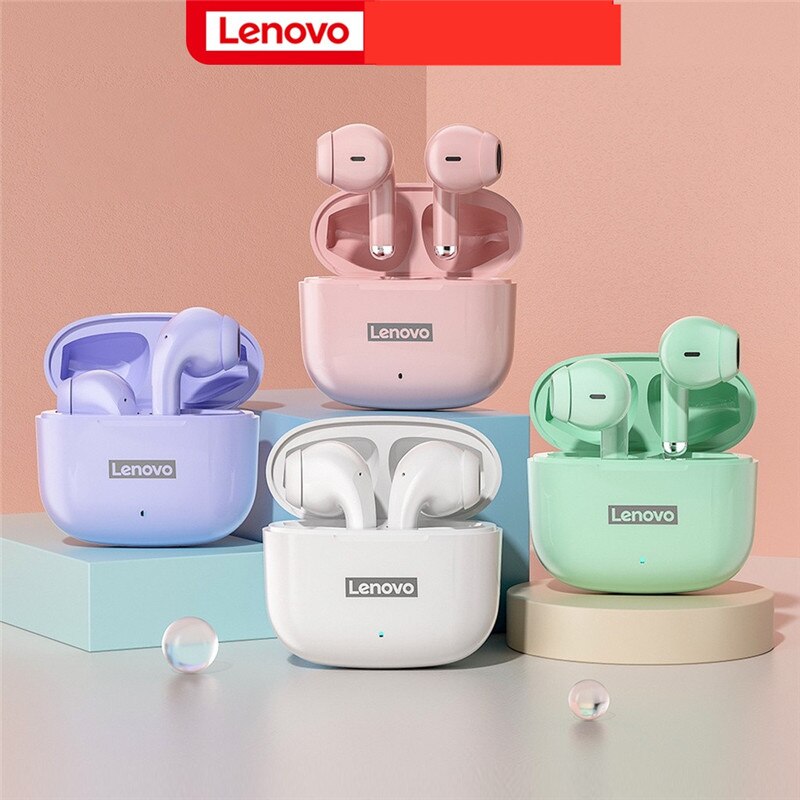 Original Lenovo LP40 Pro TWS Wireless Earphone Bluetooth 5.1 Dual Stereo Noise Reduction Bass Touch Control 250mAh New 2022