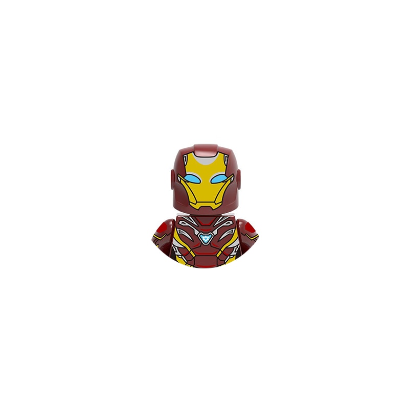 Hot Marvel Avengers DIY Mini 3D Superhero Model Character Set Building Blocks Assembly Toys Children&#39;s Birthday Gifts Boys Girls