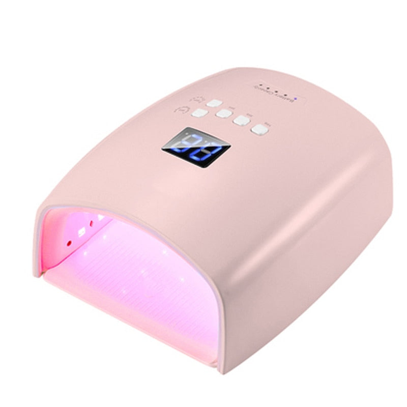 Built-in Battery Rechargeable Nail UV Lamp 66W Wireless Gel Polish Dryer S10 Pedicure Manicure Light Cordless LED Nail Lamp