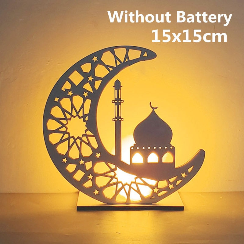 Eid Mubarak Decor Night Light Islamic Muslim Ramadan Decoration 2023 Ramadan Mubarak Decorations for Home Eid Al Adha Gift