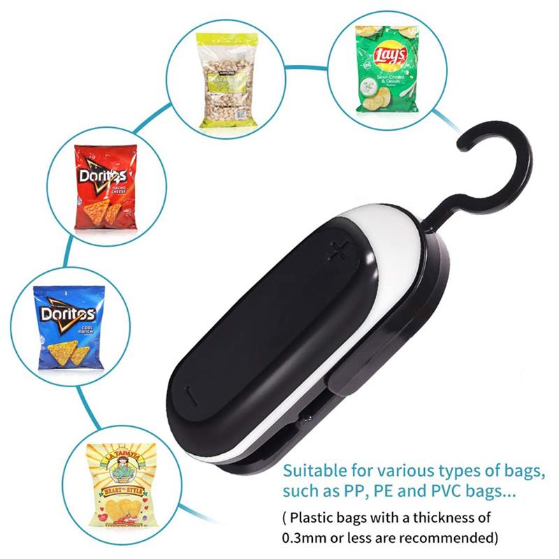 1PCS Mini Portable Sealer Heat Sealing Machine Package Sealer Bags Thermal Plastic Food Bag Closure Packing Kitchen Accessories