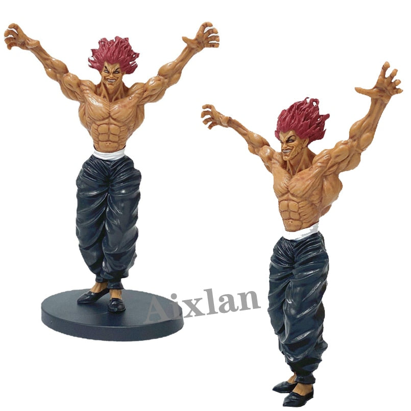 22cm Hanma Baki Figure Anime Fan Horse Blade Figure Hanma Yujiro PVC Action Figure Toys Collectible Model Toys Kid Gift