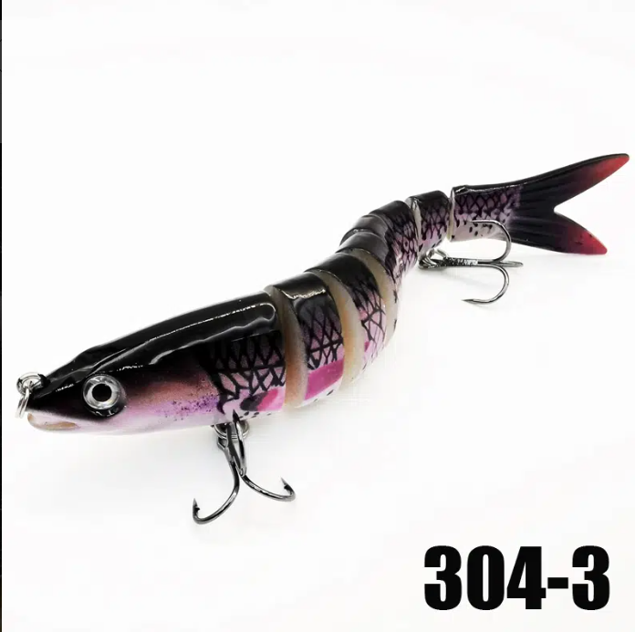 Fishing Lures Multi Jointed Swimbait Crank Bait Slow Sinking Bionic Artificial Bait Freshwater Saltwater Trout Bass Fishing Accessories 10g/13.5cm