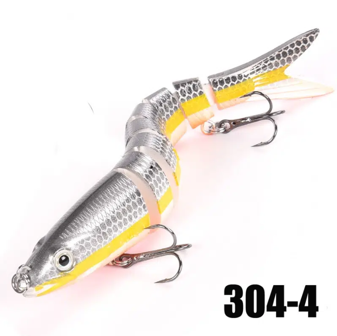 Fishing Lures Multi Jointed Swimbait Crank Bait Slow Sinking Bionic Artificial Bait Freshwater Saltwater Trout Bass Fishing Accessories 10g/13.5cm