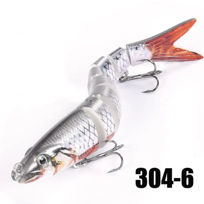 Fishing Lures Multi Jointed Swimbait Crank Bait Slow Sinking Bionic Artificial Bait Freshwater Saltwater Trout Bass Fishing Accessories 10g/13.5cm