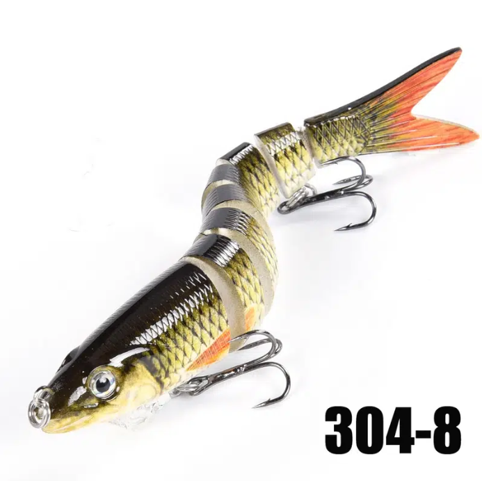 Fishing Lures Multi Jointed Swimbait Crank Bait Slow Sinking Bionic Artificial Bait Freshwater Saltwater Trout Bass Fishing Accessories 10g/13.5cm