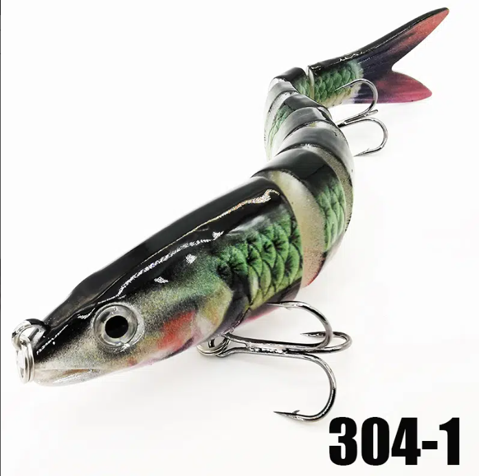 Fishing Lures Multi Jointed Swimbait Crank Bait Slow Sinking Bionic Artificial Bait Freshwater Saltwater Trout Bass Fishing Accessories 10g/13.5cm