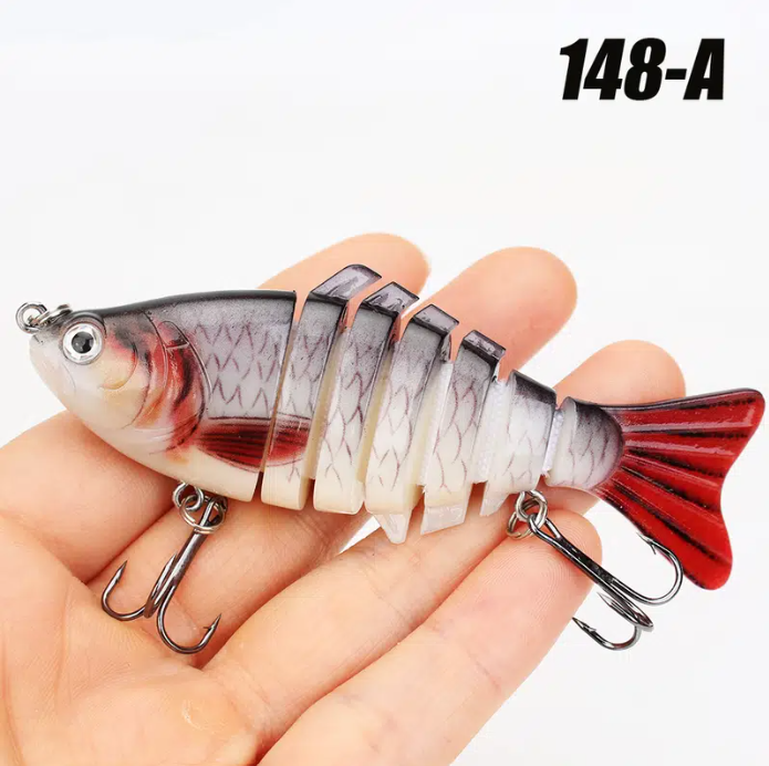 Fishing Lures Multi Section Bait, Swimbait Crank Slow Sinking Bionic Artificial Bait For Freshwater Saltwater Trout Bass, Fishing Accessories