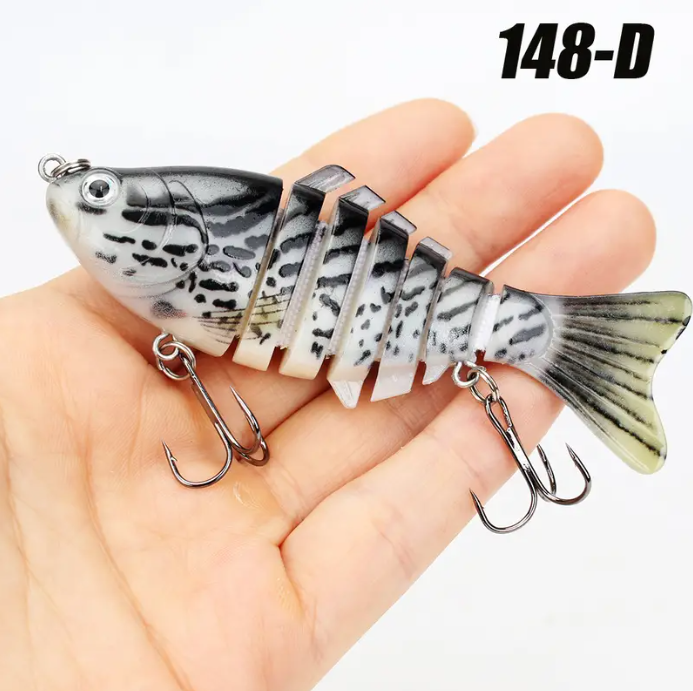 Fishing Lures Multi Section Bait, Swimbait Crank Slow Sinking Bionic Artificial Bait For Freshwater Saltwater Trout Bass, Fishing Accessories