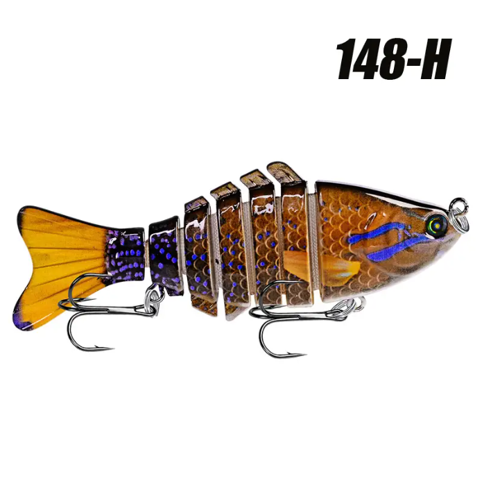 Fishing Lures Multi Section Bait, Swimbait Crank Slow Sinking Bionic Artificial Bait For Freshwater Saltwater Trout Bass, Fishing Accessories