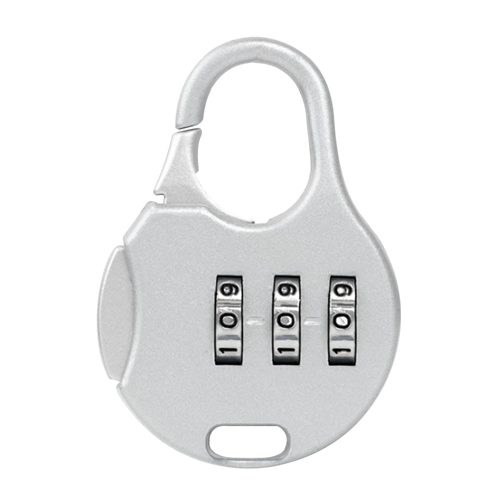 3 Digit Code Combination Password Lock Portable Travel Mini Zinc Carrying Luggage Case Security Lock Backpack Lock Padlock Tool