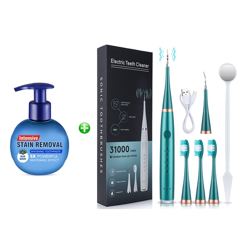 Teeth Whitening Soda Toothpaste Cleaning Stain Removal Fight Bleeding Gums Baking Dental Oral Care Bamboo Electric Toothbrush