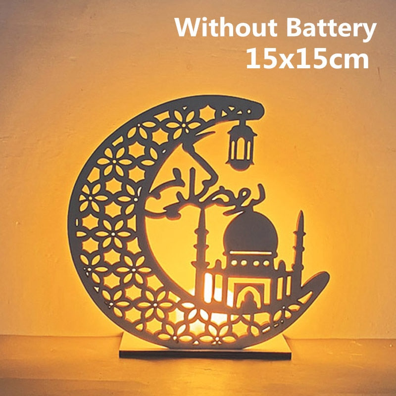 Eid Mubarak Decor Night Light Islamic Muslim Ramadan Decoration 2023 Ramadan Mubarak Decorations for Home Eid Al Adha Gift