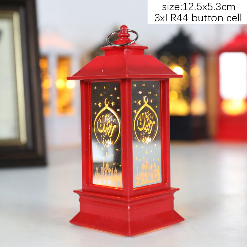 2023 Islam Muslim Ramadan Festival Portable Wind Light Ornament EID Mubarak Party Ramadan Decoration for Home Eid Al Adha Gift