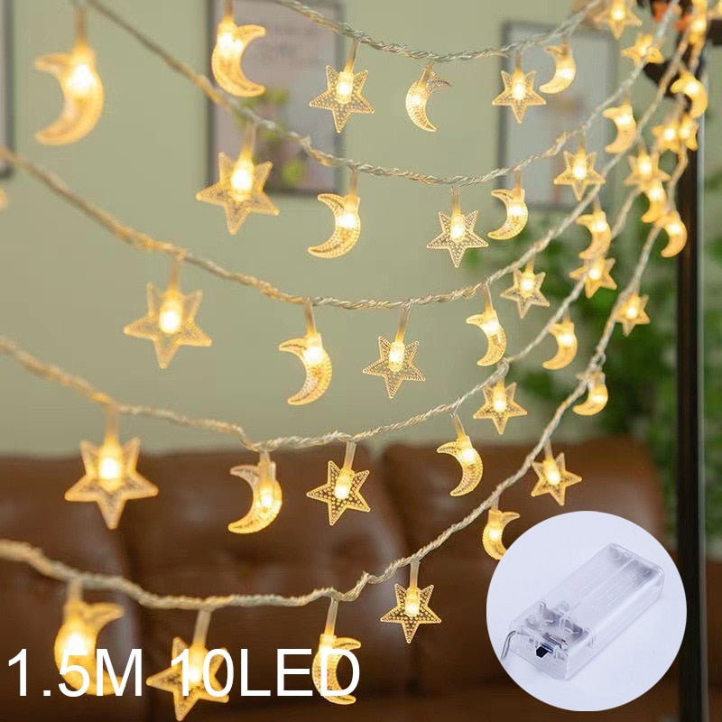 2023 Islam Muslim Ramadan Festival Portable Wind Light Ornament EID Mubarak Party Ramadan Decoration for Home Eid Al Adha Gift