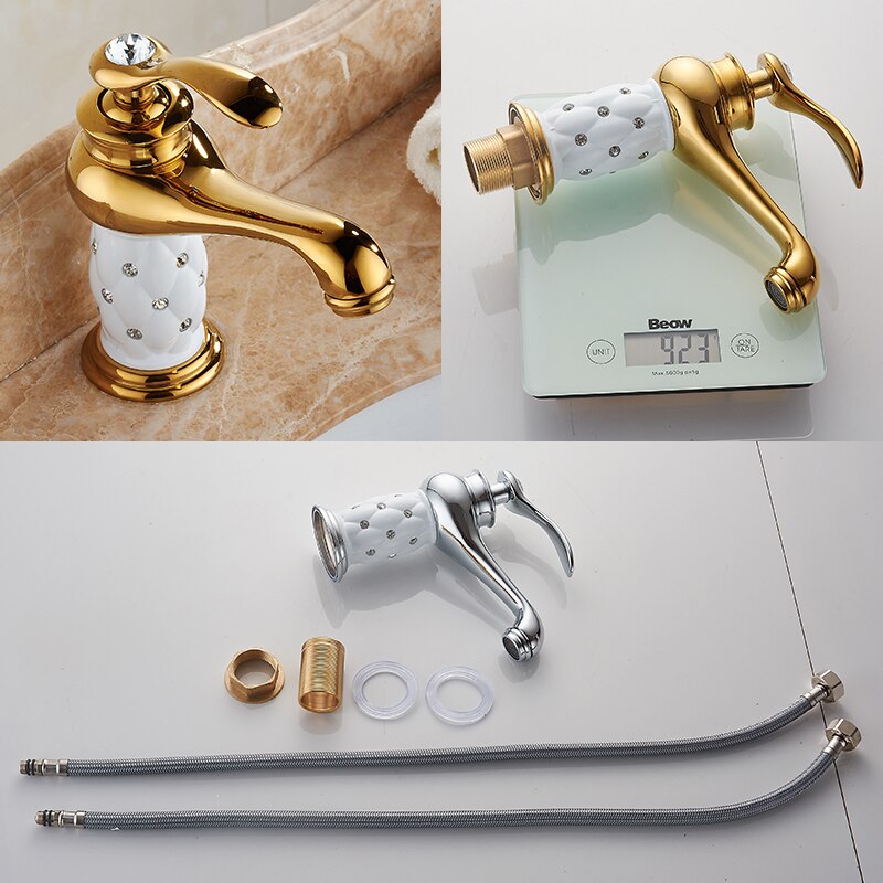 Bathroom Faucet Antique Bronze Finish Brass Basin Sink Solid Brass Faucets Single Handle Water Mixer Taps Bath Crane  ELFCT001