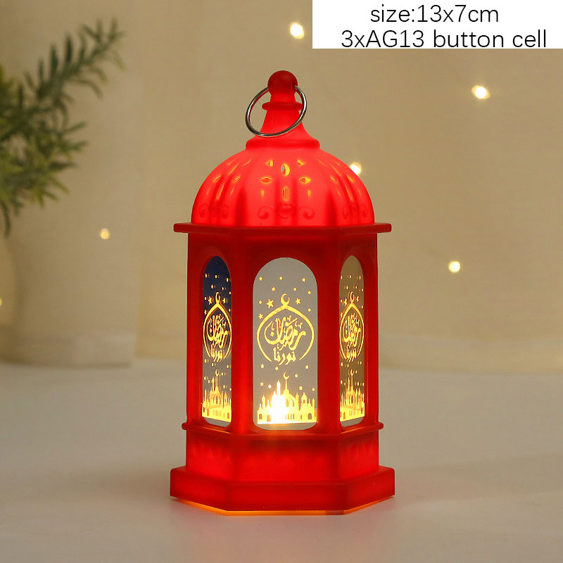 2023 Islam Muslim Ramadan Festival Portable Wind Light Ornament EID Mubarak Party Ramadan Decoration for Home Eid Al Adha Gift