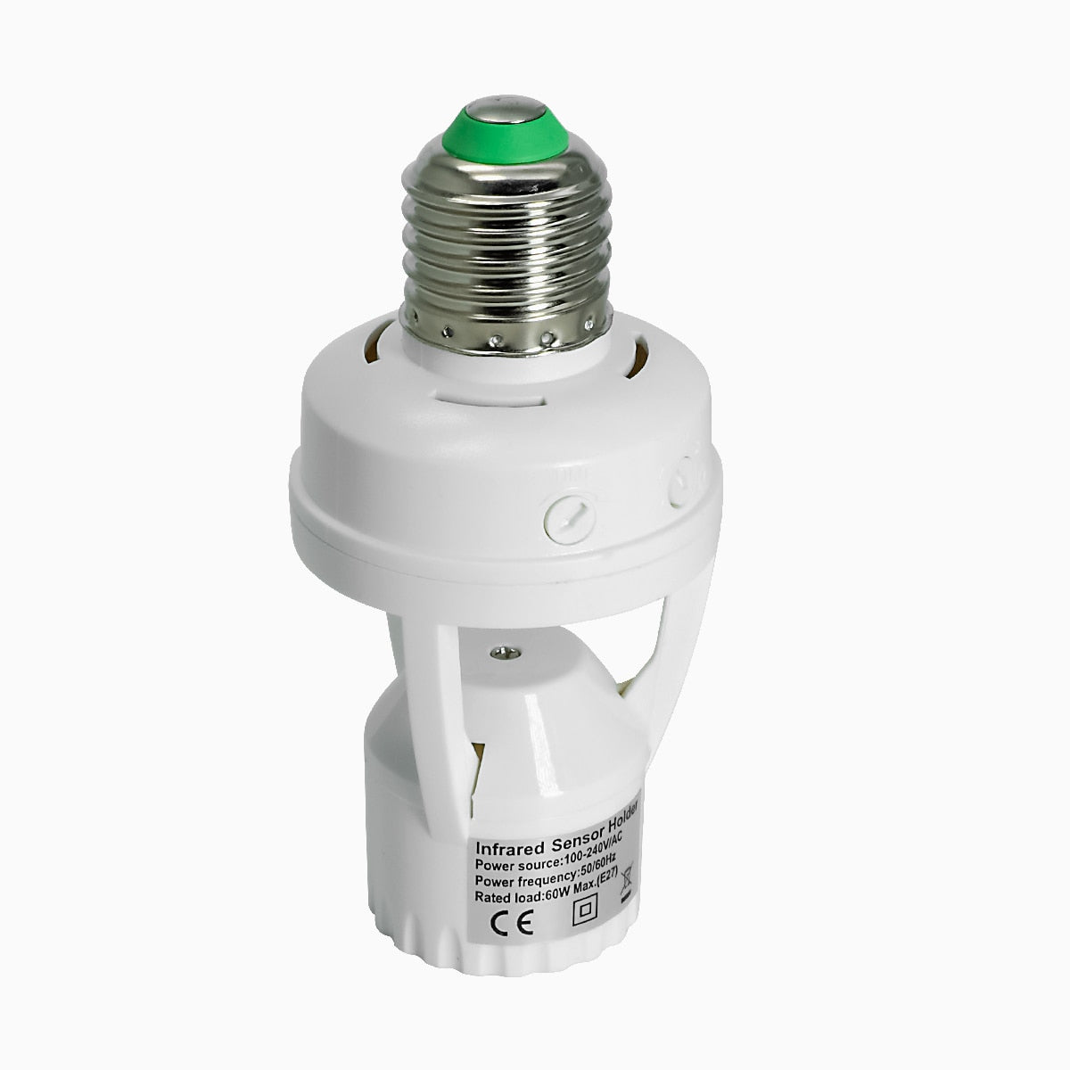 E27 PIR Motion Sensor Light holder 110-240V Detector Base Lamp Switch With Light Control Smart Bulb Socket Adapter