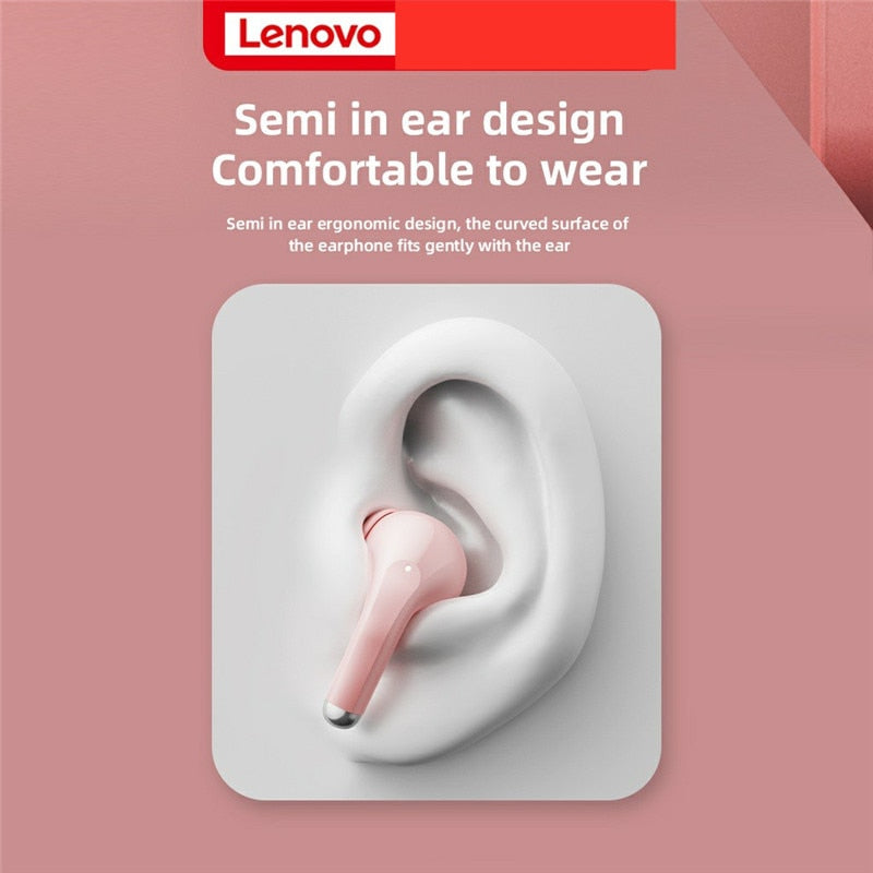 Original Lenovo LP40 Pro TWS Wireless Earphone Bluetooth 5.1 Dual Stereo Noise Reduction Bass Touch Control 250mAh New 2022