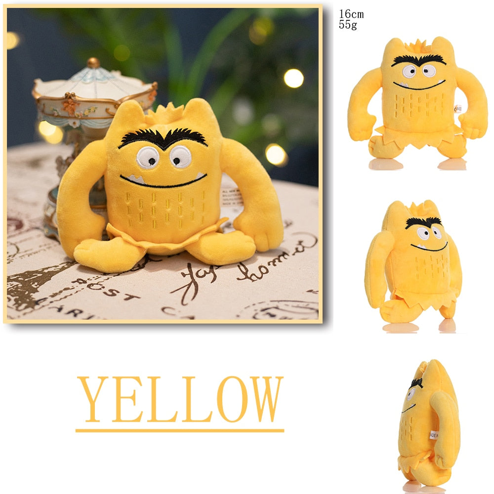 2023 Hot Sale The Color Monster Emotion Plush Toys Baby Appease Emotion Plushie Cute Stuffed Dolls Child Christmas Birthday Gift