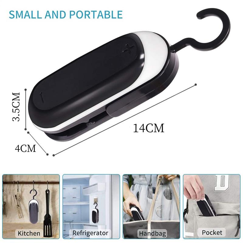 1PCS Mini Portable Sealer Heat Sealing Machine Package Sealer Bags Thermal Plastic Food Bag Closure Packing Kitchen Accessories