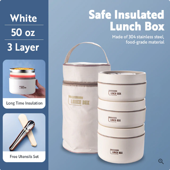 Portable Self-heating Japanese Thermal Insulation Lunch Box