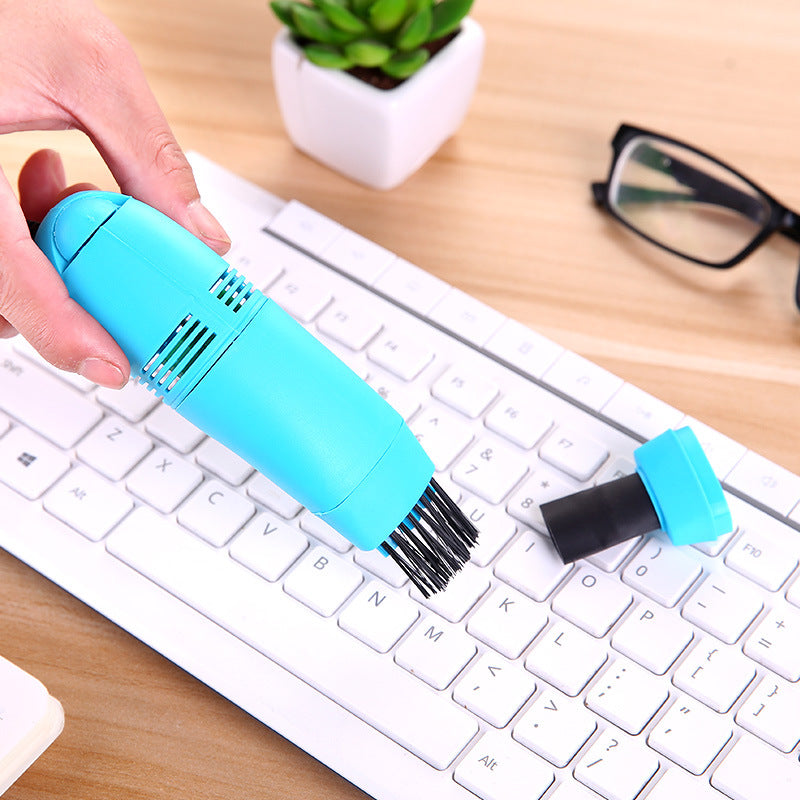 Household Mini Computer Keyboard USB Cleaner Keyboard Brush For Notebook PC Case Desktop Portable USB Vacuum Cleaner Cleaning Tools