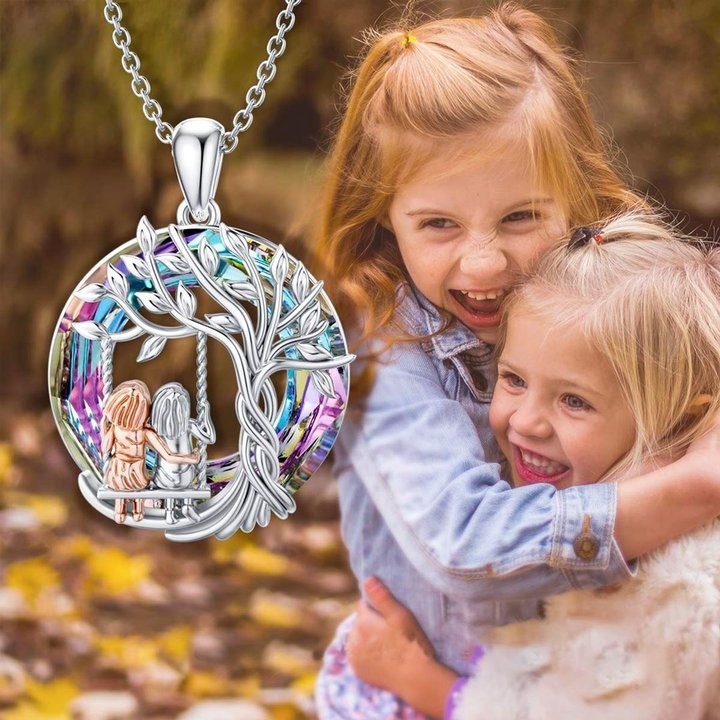 Fashion Little Girl Tree Of Life Pendant Personality