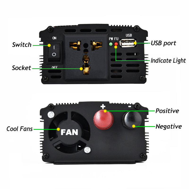 2000W Household Automotive Power Converter