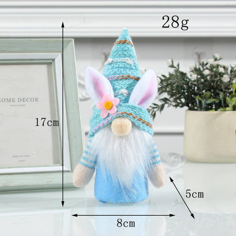 Lovely Easter Faceless Gnome Toy Holiday Party Table Decoration Home