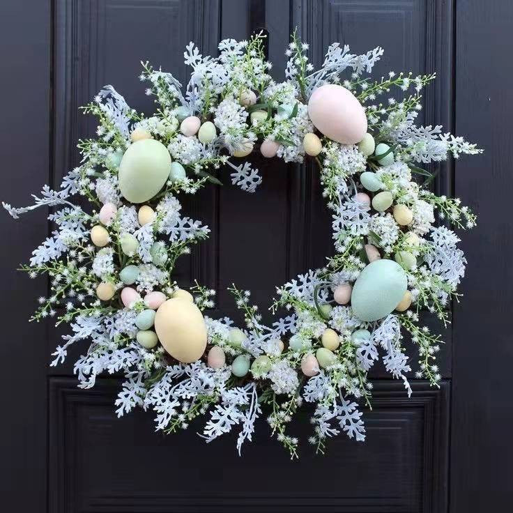 Home Fashion Easter Wreath Decorative Hanging Ornament